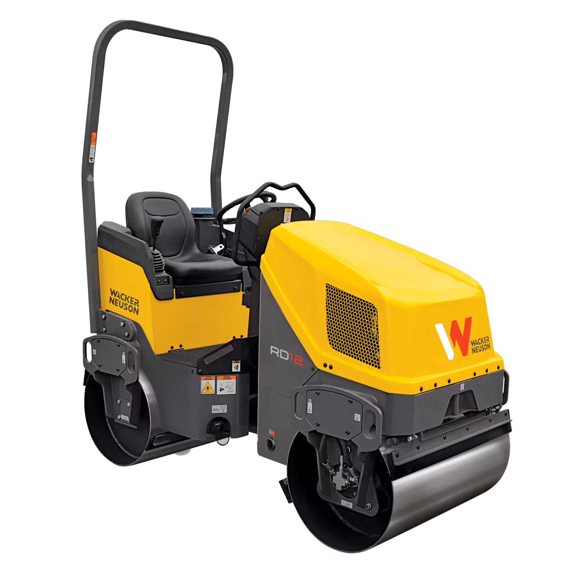 Left side RD12 Compaction 1 Ton Roller