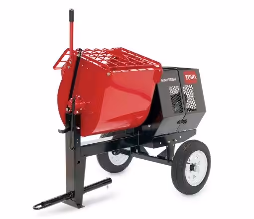 Mortar Mixer – 6 cu ft – Tow‑Behind – Gas – Steel Drum