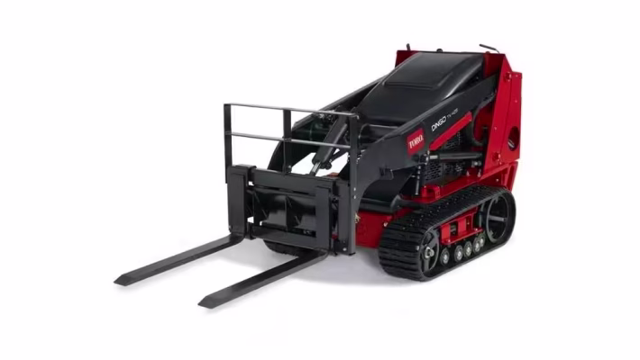 The Toro 22341 Adjustable Forks are a rugged, high‑strength material‑handling attachment designed for all Toro Dingo compact utility loaders.