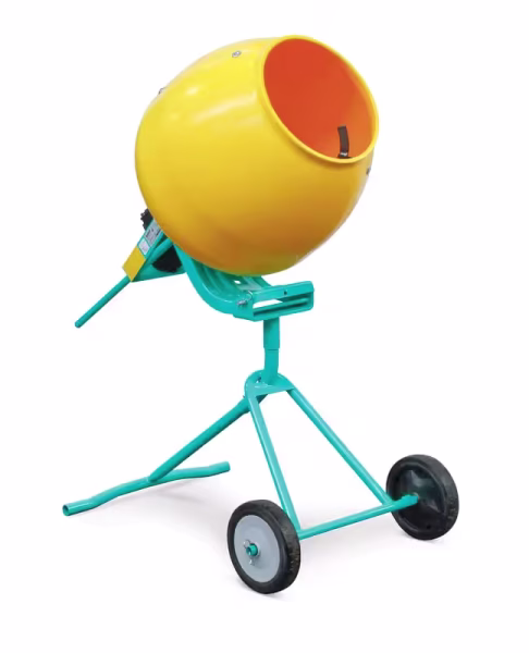 Lightweight and Portable Mixer for Mortar, Stucco, Grout, or Concrete